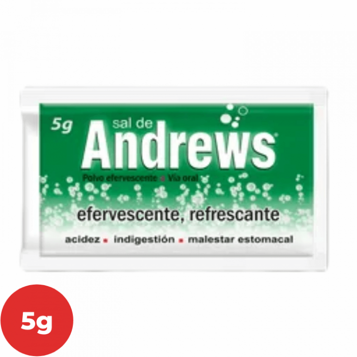 Antiácido SAL DE ANDREWS Polvo Efervescente Sobre 5g.
