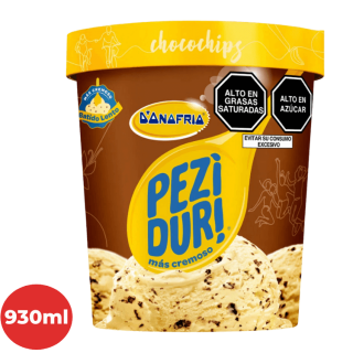 Helados D'ONOFRIO Peziduri Chocochip Pote 930ml