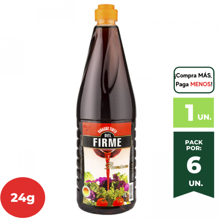 Vinagre Tinto DEL FIRME Botella 1L
