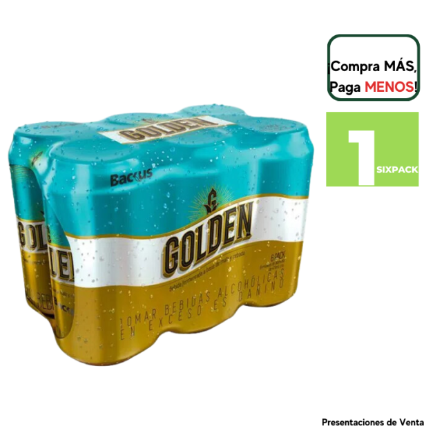 CERVEZA GOLDEN LATA 473ML
