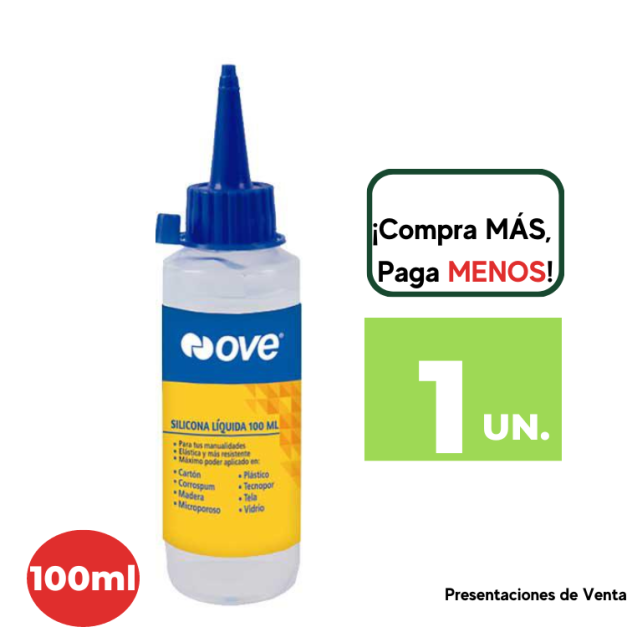 Silicona Líquida OVE x 100ml.