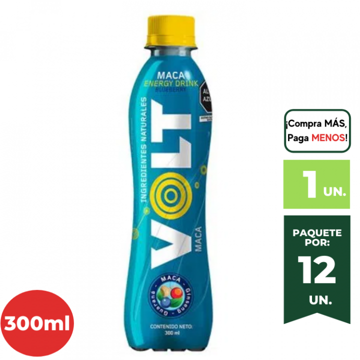 Bebida Energizante VOLT Maca Botella 300ml