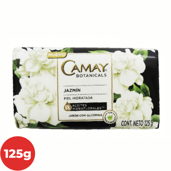 Jabón de Tocador CAMAY Jazmín Barra 125g.