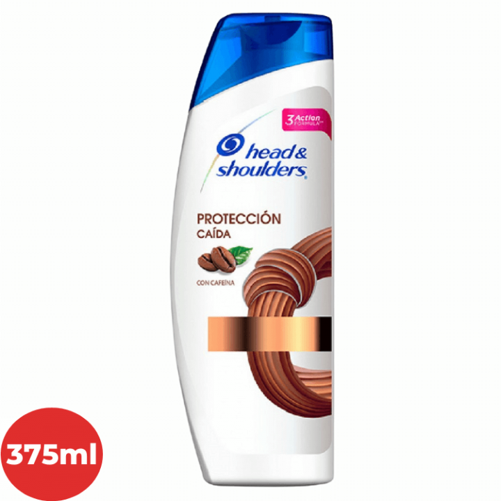 Shampoo HEAD & SHOULDERS Protección Caida Frasco 375ml.
