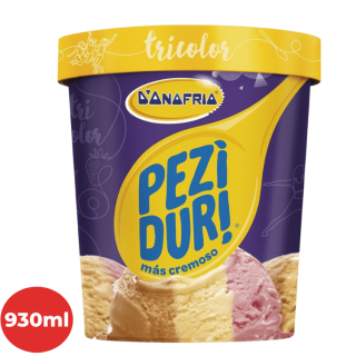Helado D'ONOFRIO Peziduri Tricolor Pote 930ml