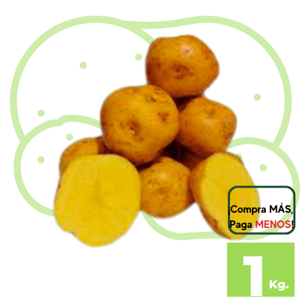 Papa Amarilla a Granel x 1 Kg