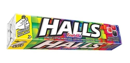 Caramelo HALLS Fruit Mix  Barra 9 und.