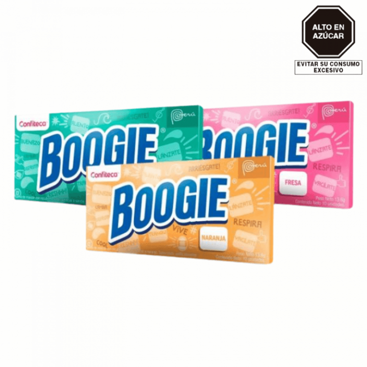 Goma de Mascar BOOGIE Surtido Display 20 Un.