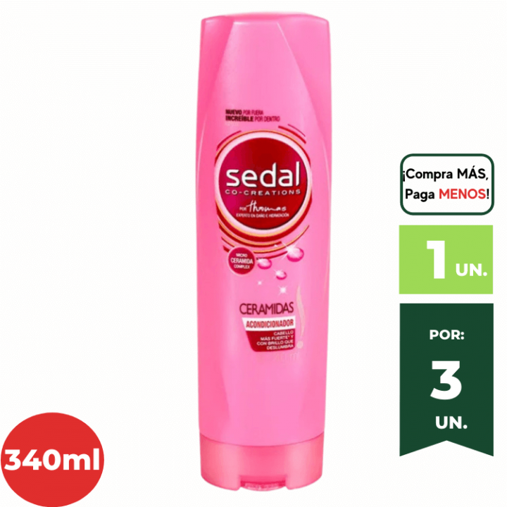 Acondicionador SEDAL Ceramidas Frasco 340ml.