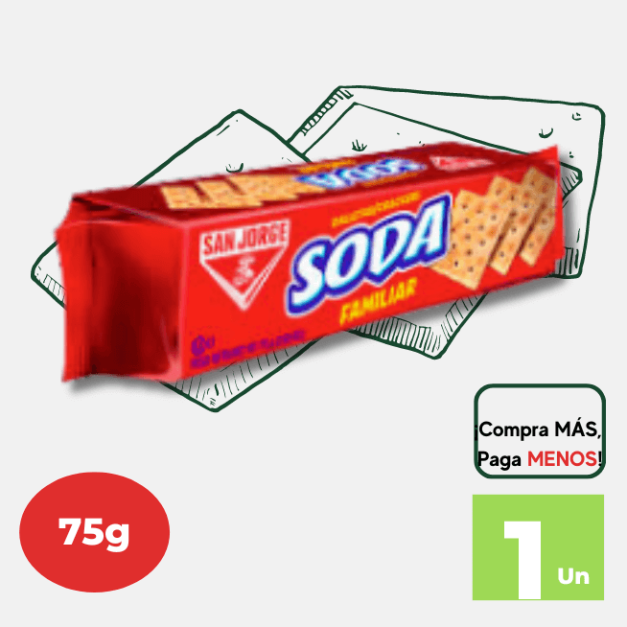 Galleta SAN JORGE Familiar Bolsa 75gr