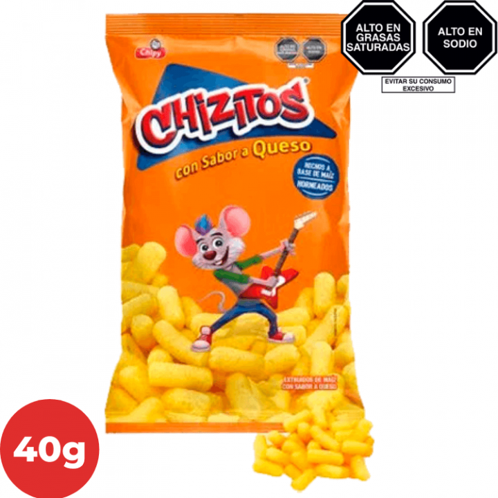 Palitos de Maiz CHIZITOS Queso Bolsa 40g.