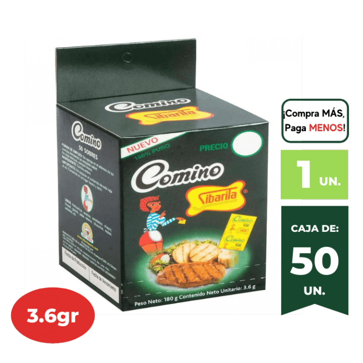Comino Molido SIBARITA Sobre x 3.6g.