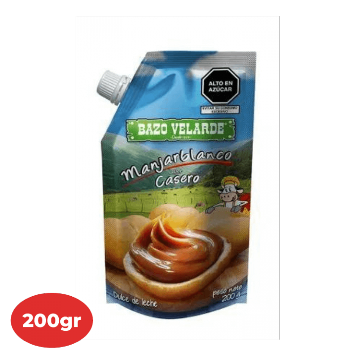 Manjar Sabor Casero BAZO VELARDE Doy Pack 200 GR
