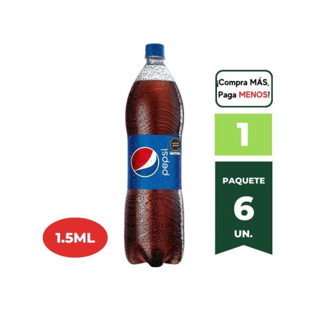 Gaseosa PEPSI Botella 1.5L
