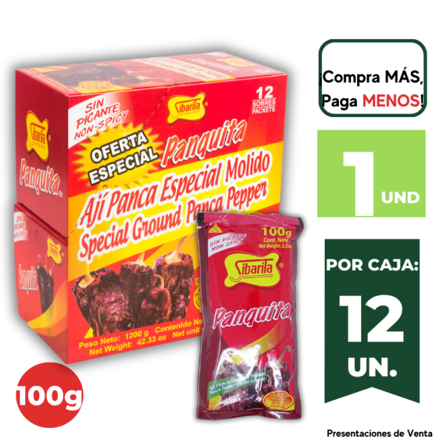 Panquita SIBARITA Sobre x 100 g.