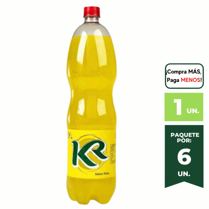 Gaseosa KOLA REAL Piña Botella 1.7L.