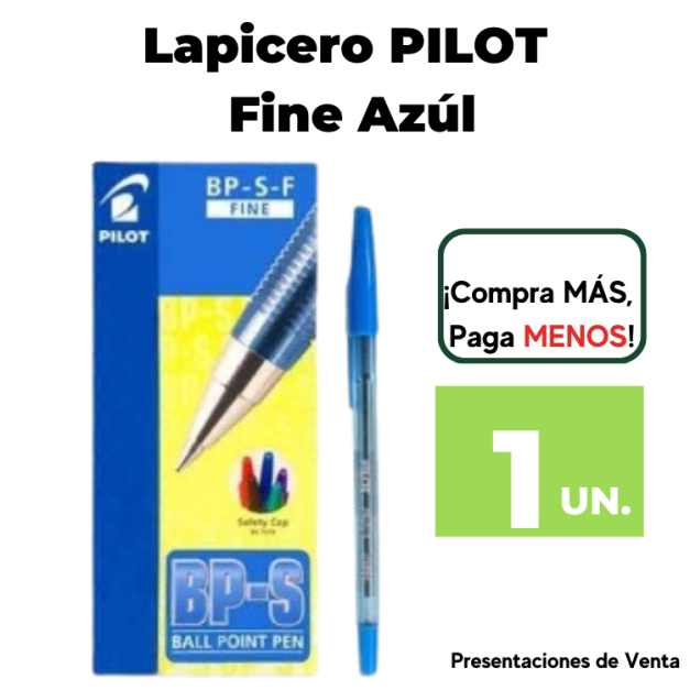 Lapicero PILOT  Fine Azúl.