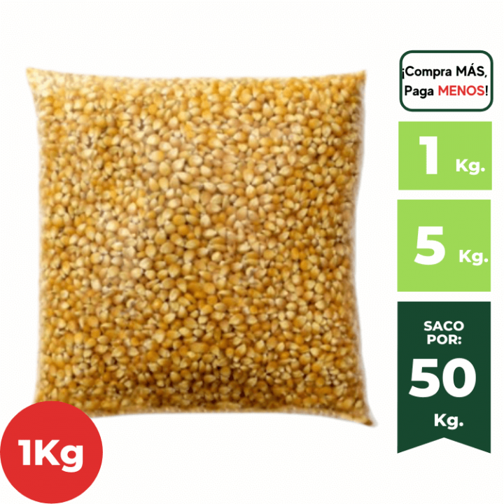 Pop Corn a Granel Embolsado 1Kg.