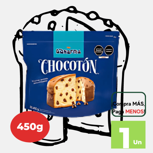 Paneton DONOFRIO Chocoton Bolsa 450g