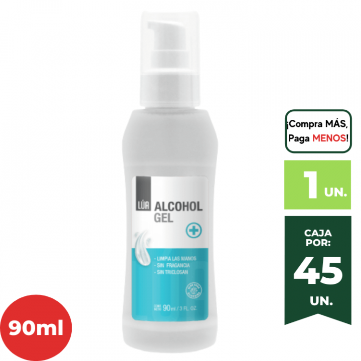 Alcohol en Gel LUA 90ml.