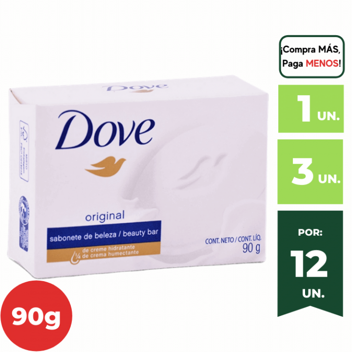 Jabón de Tocador Original DOVE Barra 90g.