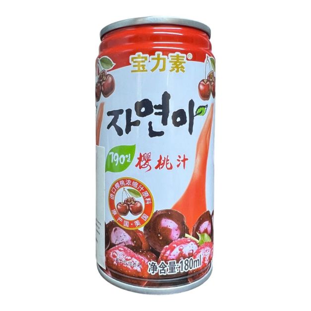 BEBIDA FRUTADA DE CEREZA BAOLISU 180ML CJA*15