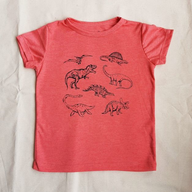 Polo dinos coral