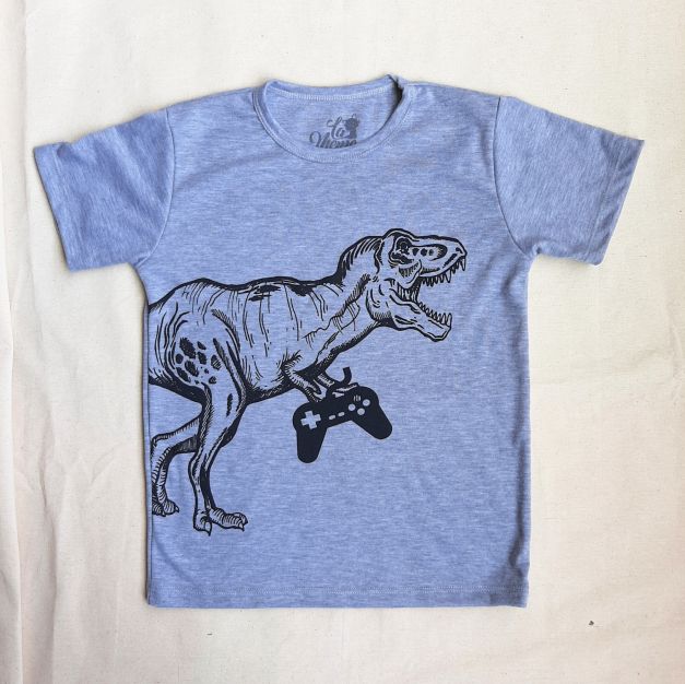 Polo dino gamer melange