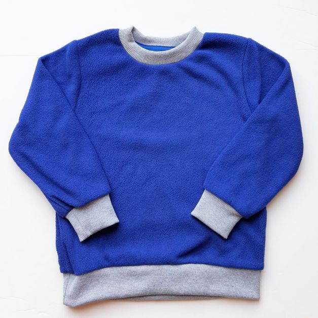 Polera micropolar azul