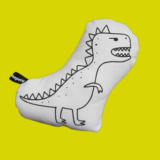 Mini cojín T Rex