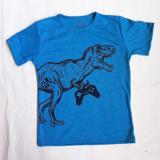 Polo dino gamer verde