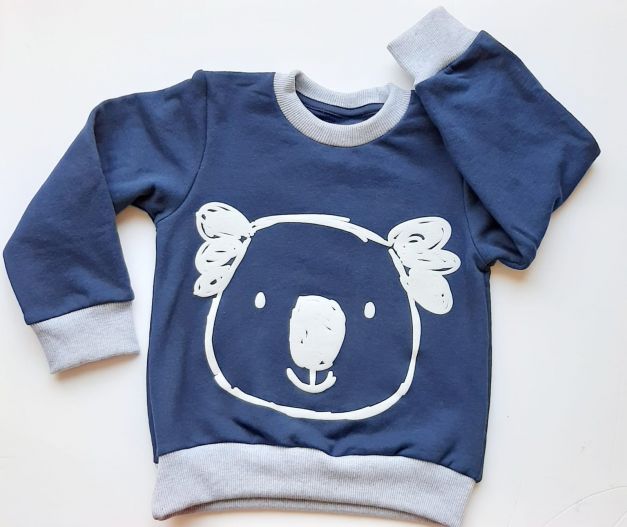 Polera koala azul