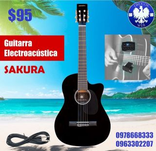 GUITARRA ELECTROACÙSTICA SAKURA CUTAWAY