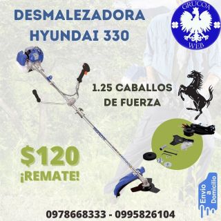 DESMALEZADORA HYUNDAI 330 - 1.25 CABALLOS DE FUERZA