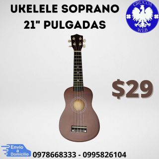 UKELELE SOPRANO 21" PULGADAS