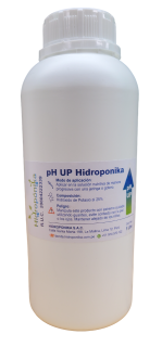 pH Up Hidroponika para solución nutritiva frasco con 1 litro