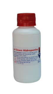 pH Down Ácido Fosfórico grado alimenticio para solución nutritiva frasco con 100 ml