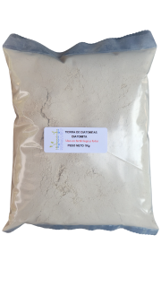 Tierra de Diatomea o Diatomita Bolsa 1 Kg molido granulometría ≤ 2 mm uso agrícola