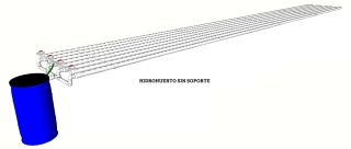 Hidrohuerto Plano Industrial 3 para 1008 plantas sin soporte accesorios y suministros