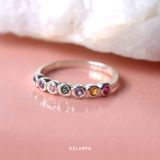 Anillo de Plata  Plata Arcoíris