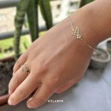 Pulsera Oro 18K Colibrí