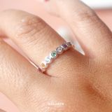 Anillo de Plata  Plata Arcoíris
