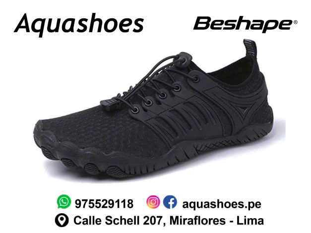 Aquashoes Pasador Negro