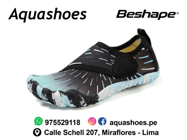 Aquashoes Negro Multicolor Niño