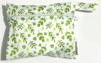 Protector de lactancia- Hojas verdes