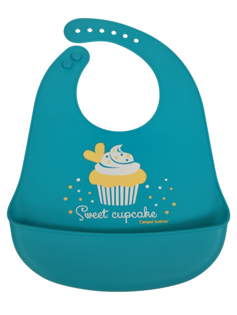 Babero De Silicona - Modelo Sweet cupcake