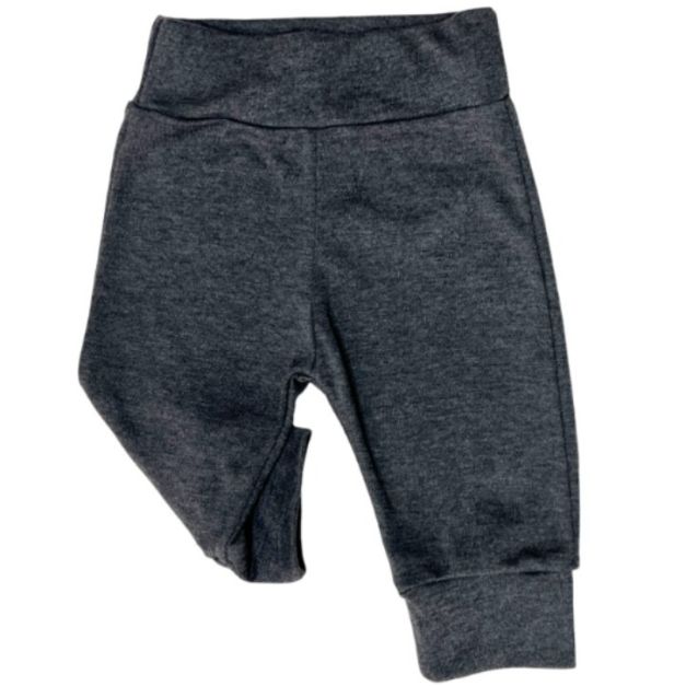 Pantalón cintura ancha - charcoal