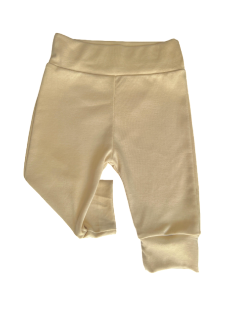 Pantalón Cintura Ancha Beige