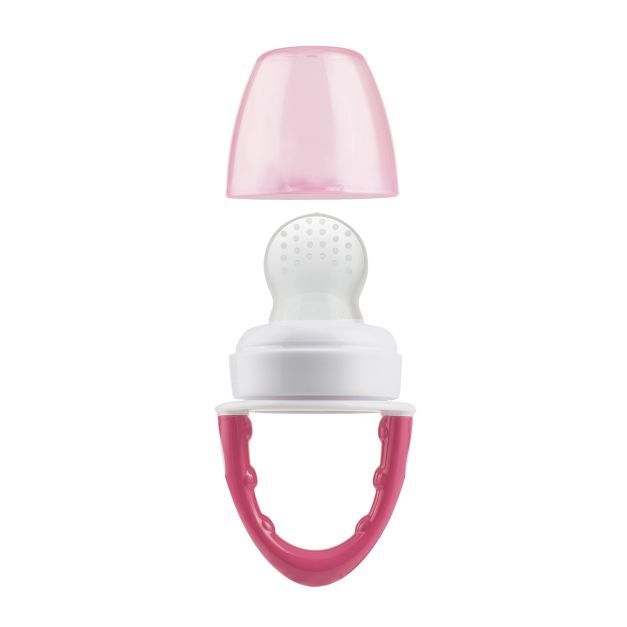 Alimentador de Silicona Fresh Firsts- color rosa