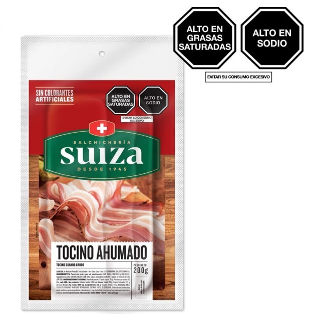 Tocino Ahumado Suiza Pqte. 200 g